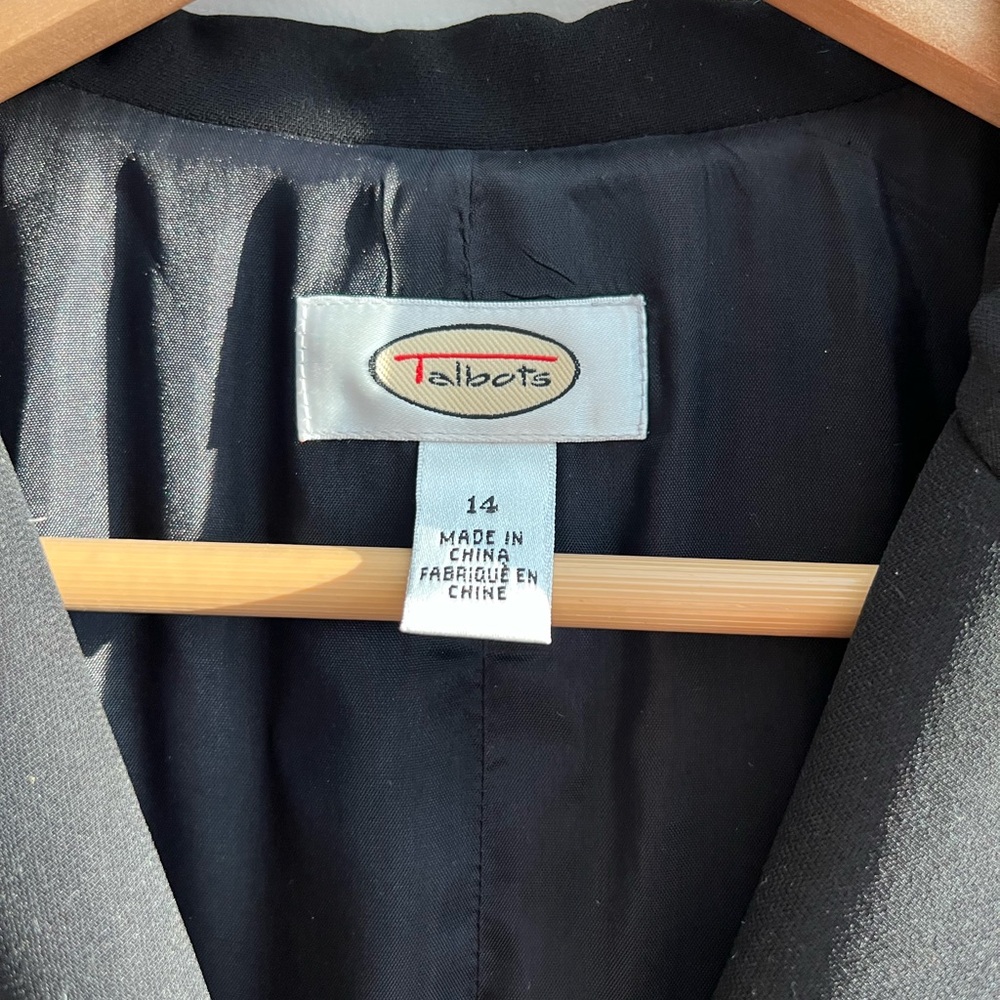 Talbots Classic Black Midi Dress - Picture 2 of 2